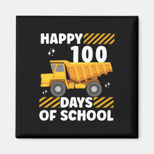 100 Tage Schulkinderfahrzeug Magnet