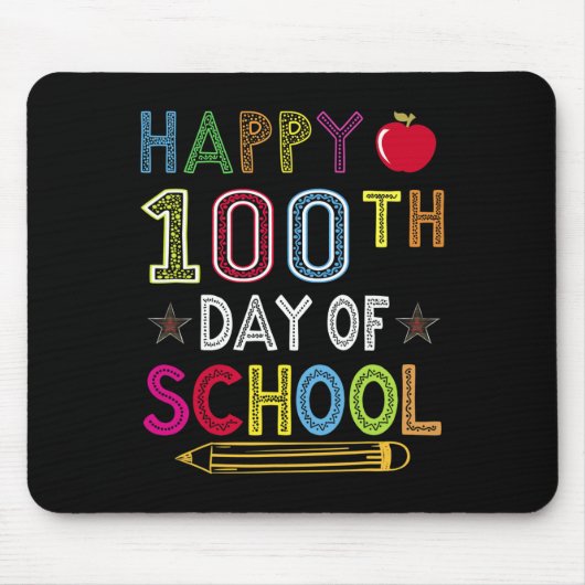 100 Tage Schulkindergeschenk für Schüler Mousepad (Vorne)
