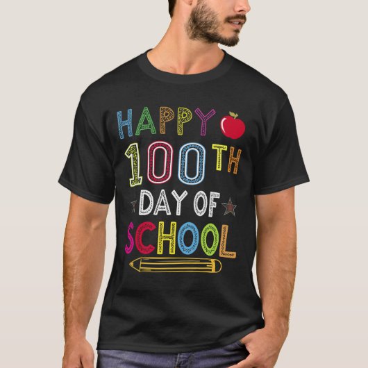 100 Tage Schulkindergeschenk für Schüler T-Shirt (Vorderseite)