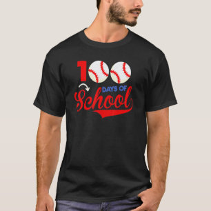 100 Tage Schulkleidung 100. Tag Baseball-Lehrer T-Shirt