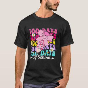 100 Tage Schulkoquette Bow 100. Schultag T-Shirt
