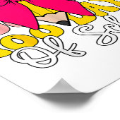 100 Tage Schulkoquette Bow 100. Tag Poster (Ecke)