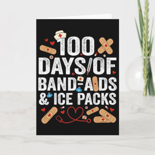 100 Tage Schulkrankenschwester 100 Tag Nd Aids Sch Karte