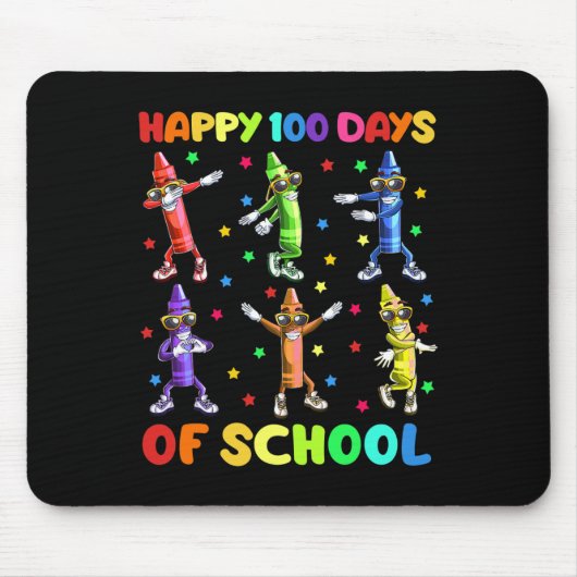 100 Tage Schulkreuz tanzen 100 Tage Schule Mousepad (Vorne)