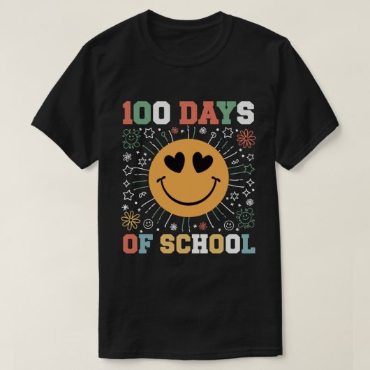 100 Tage Schullächeln T-Shirt (Design vorne)