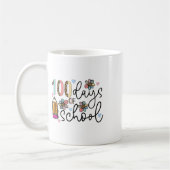 100 Tage Schullehrer 100. Schultag Kaffeetasse (Links)