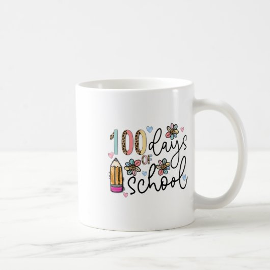 100 Tage Schullehrer 100. Schultag Kaffeetasse (Rechts)