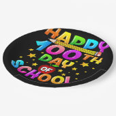 100 Tage Schullehrer 100. Schultag Pappteller (Schrägansicht)