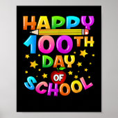100 Tage Schullehrer 100. Schultag Poster (Vorne)