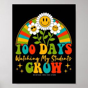 100 Tage Schullehrer 100 Tage auf meine Straße sch Poster