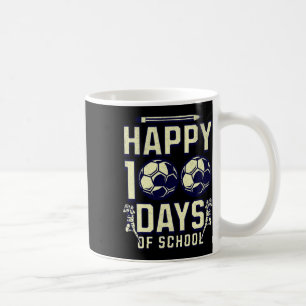 100 Tage Schullehrer 100 Tage Fußball für Bo Kaffeetasse