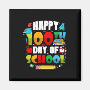 100 Tage Schullehrer 2023 Jungen und Mädchen Magnet