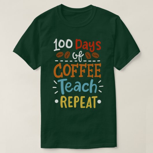 100 Tage Schullehrer 6 T-Shirt (Design vorne)