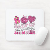 100 Tage Schullehrer Coquette Bow 100. Mousepad (Mit Mouse)