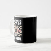 100 Tage Schullehrer Coquette Bow 100. Tag Kaffeetasse (Vorderseite Links)