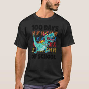 100 Tage Schullehrer Dinosaurier Erzieher Schule T-Shirt