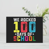 100 Tage Schullehrer Einladung (Stehend Vorderseite)