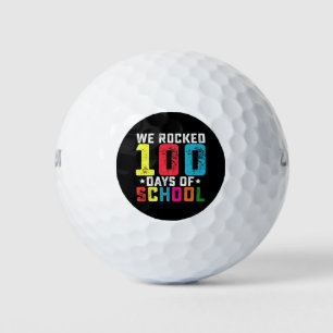 100 Tage Schullehrer Golfball