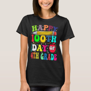 100 Tage Schullehrer Jungen Mädchen 100. T-Shirt