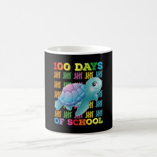 100 Tage Schullehrer Kaffeetasse (Mittel)