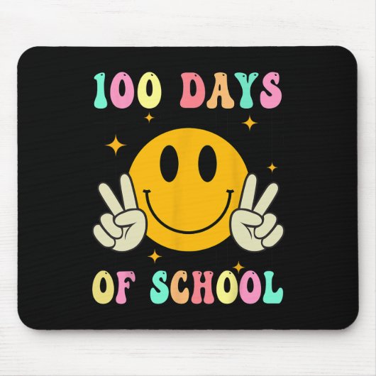 100 Tage Schullehrer Kinder 100. Schultag Mousepad (Vorne)