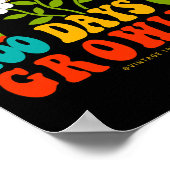 100 Tage Schullehrer Kinder 100 Tage Growin Poster (Ecke)