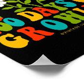 100 Tage Schullehrer Kinder 100 Tage Growin Poster (Ecke)