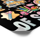 100 Tage Schullehrer Kinder 100 Tage Poster (Ecke)