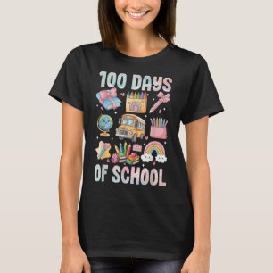100 Tage Schullehrer Kinder 100 Tage T-Shirt
