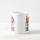 100 Tage Schullehrer & Kinder - Geschenkband Kaffeetasse (Mittel)
