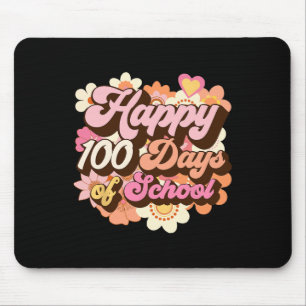 100 Tage Schullehrer Kinder Groovy 100 Tag Mousepad