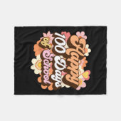 100 Tage Schullehrer Kinder Retro glücklich 100. Fleecedecke (Vorderseite (Horizontal))