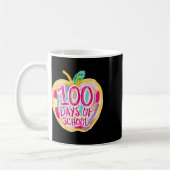 100 Tage Schullehrer Kinder Retro Kaffeetasse (Links)