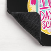 100 Tage Schullehrer Kinder Retro Mousepad (Ecke)