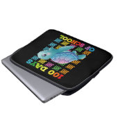 100 Tage Schullehrer Laptopschutzhülle (Vorne Knopf)