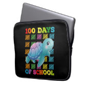 100 Tage Schullehrer Laptopschutzhülle (Vorderseite Links)