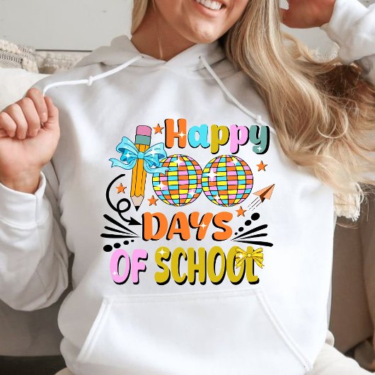 100 Tage Schullehrer. Lehrerbewertung Hoodie