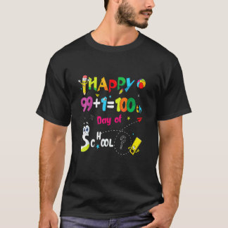 100 Tage Schullehrer Oder Glücklicher 100. Tag T-Shirt
