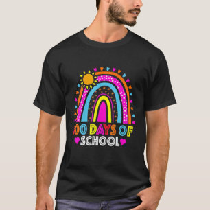 100 Tage Schullehrer oder Student klüger regnen T-Shirt
