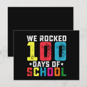 100 Tage Schullehrer Postkarte (Vorne/Hinten)