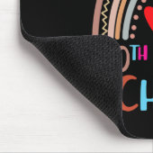 100 Tage Schullehrer Regenbogen 100 Tage Leopa Mousepad (Ecke)