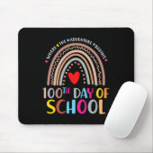 100 Tage Schullehrer Regenbogen 100 Tage Leopa Mousepad (Mit Mouse)