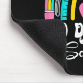100 Tage Schullehrer Regenbogen am 100. Tag Mousepad (Ecke)