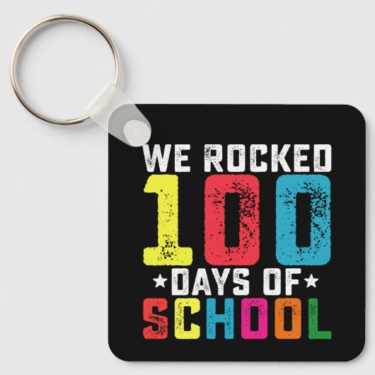 100 Tage Schullehrer Schlüsselanhänger (Vorderseite)