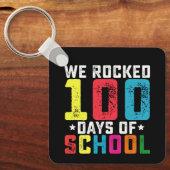 100 Tage Schullehrer Schlüsselanhänger (Vorderseite)