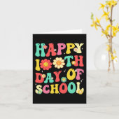 100 Tage Schullehrer Schüler 100. D Karte (Gelbe Blume)