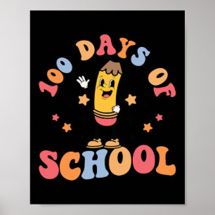 100 Tage Schullehrer Schüler 100. D Poster