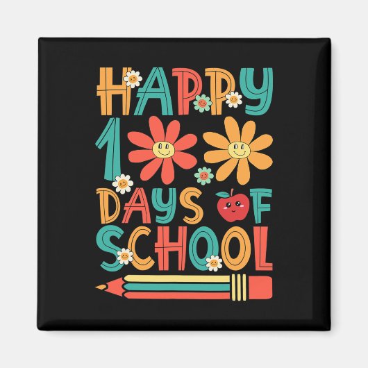 100 Tage Schullehrer Student 100. Tag Magnet (Vorne)