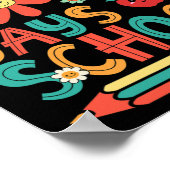 100 Tage Schullehrer Student 100. Tag Poster (Ecke)