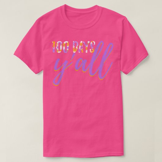 100 Tage Schullehrer Student 7 T-Shirt (Design vorne)